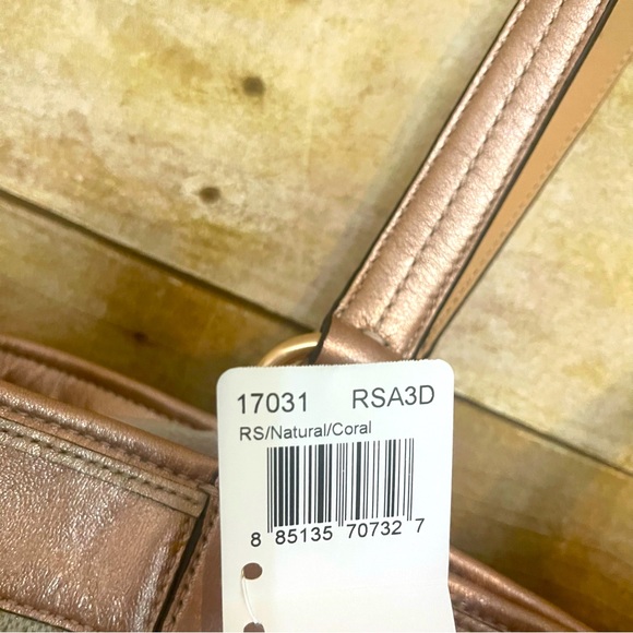 **PLEASE READ DESCRIPTION** Coach Audrey Natural Coral NWT - Picture 7 of 15